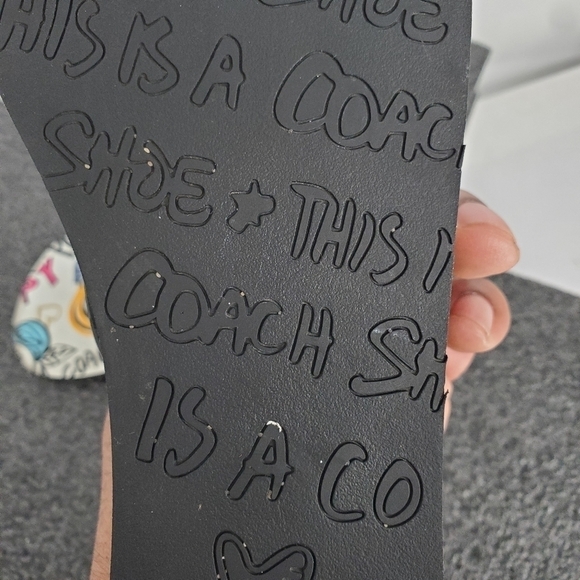 Coach Kasey Womens Poppy Flip Flops Size 7B Multicolor Floral Shoes Q1117 - Picture 4 of 11